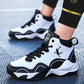 Men Sports Basketball Shoes High Top Basketball Boots Non Slip Outdoor Trainers Athletic Shoes Unisex