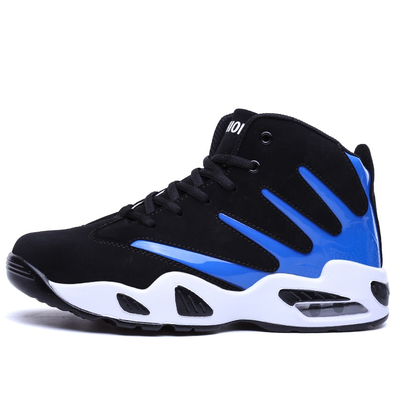 Men Sports Basketball Shoes High Top Basketball Boots Non Slip Outdoor Trainers Athletic Shoes Unisex