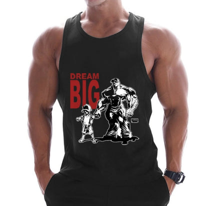 Mens Bodybuilding tank top sleeveless singlet