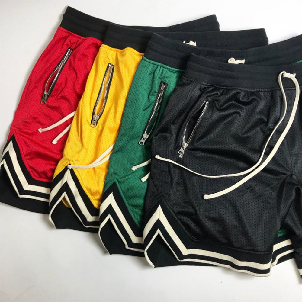 Casual Shorts Hip Hop Streetwear Male Gyms Fitness Short Pants Joggers Sportswear Bottoms Bodybuilding Men Shorts Homme