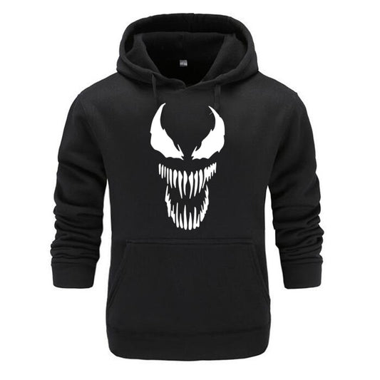 Comic Venom Hoodie Sweatshirts Men Superhero