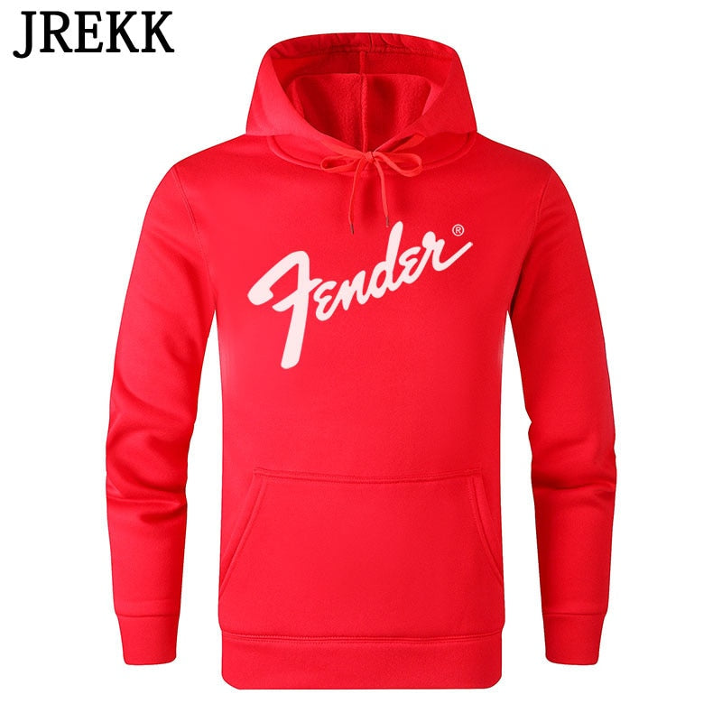 Fender Hoodie Men/Women Fleece Sweatshirt Men's Hooded Pullover Fashion Hoody