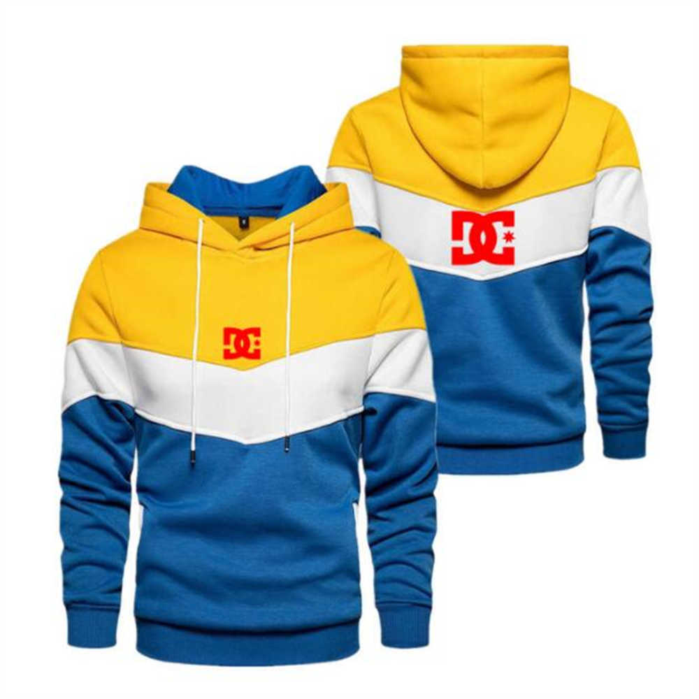 DC Letter Print 2022 Fall/Winter New Men Casual Hoodie High Quality Cotton