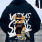 Skate Bear Anime Print Hoodies Men and Women Oversize Street wear