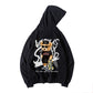 Skate Bear Anime Print Hoodies Men and Women Oversize Street wear