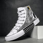 Mens College Style High Top Canvas Shoes - Street Beats Clothing