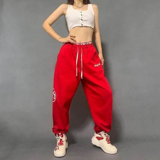 Women's Printed Jazz Hip-hop Sweatpants