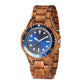 Mens Solid Wood Set Business Quartz Watch - Street Beats Clothing